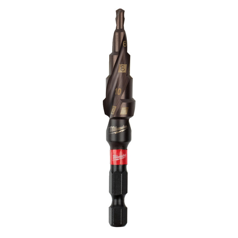 Milwaukee stupňový vrták Shockwave 4-12mm (2mm)