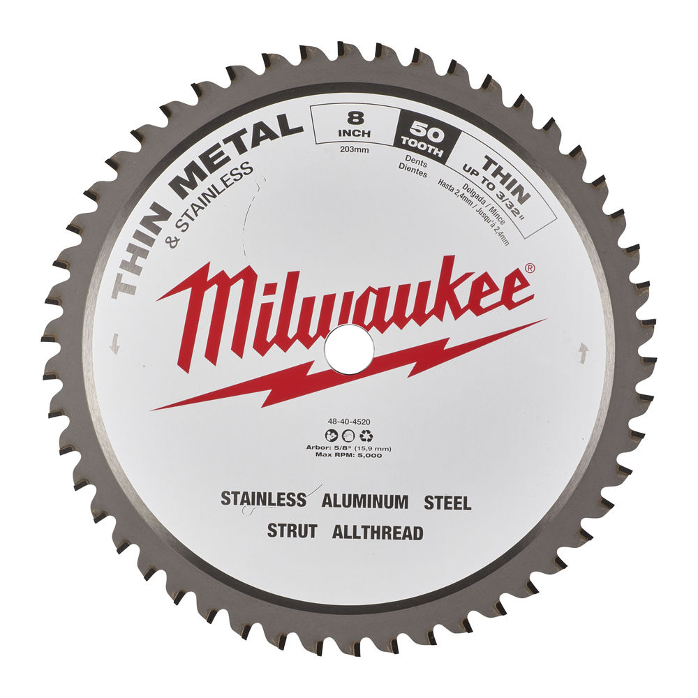 Milwaukee pílový kotúč na kov 203x15.87x1.8mm 50z.