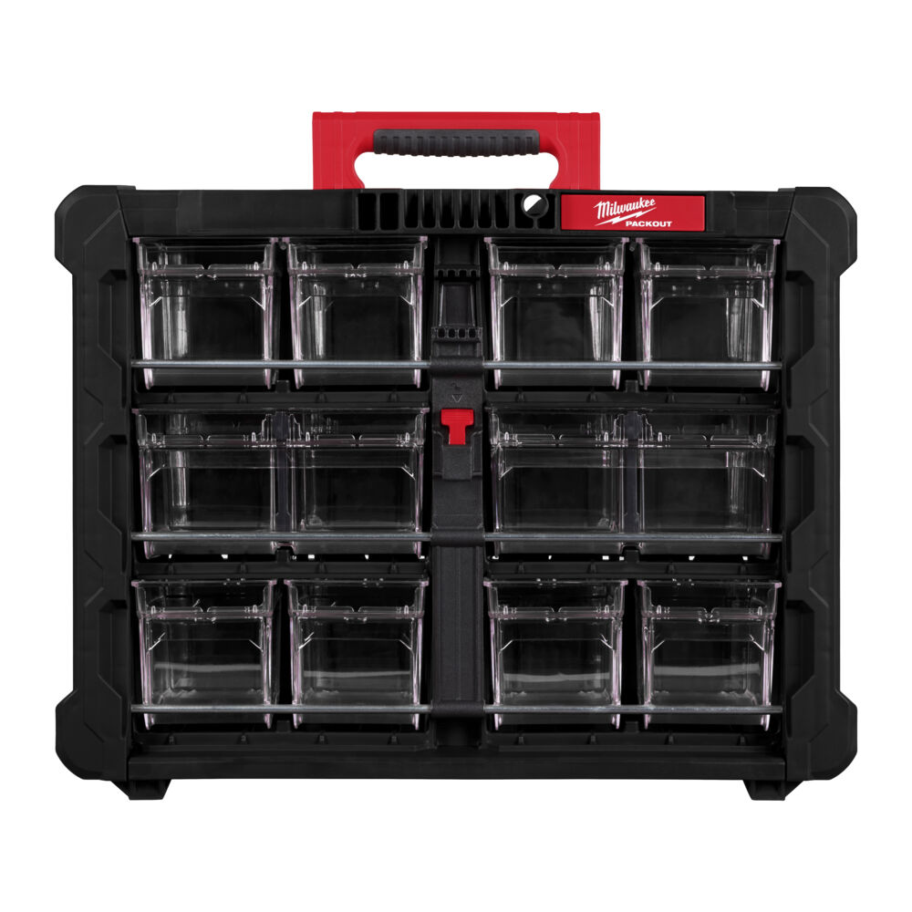 Milwaukee PACKOUT organizér s vyklápacími boxami