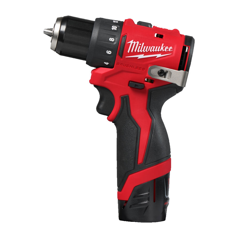 Milwaukee aku kompaktný vŕtací skrutkovač M12 BLDDRC-202C