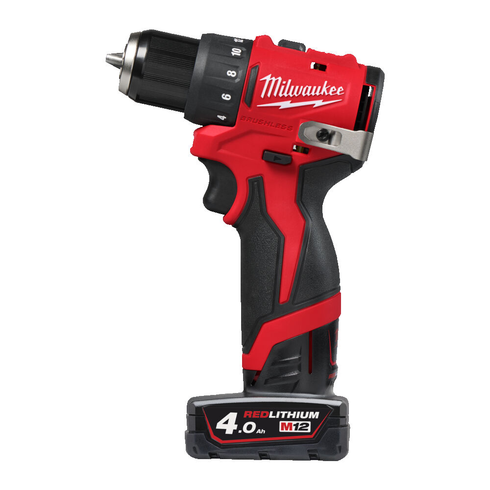 Milwaukee aku kompaktný vŕtací skrutkovač M12 BLDDRC-402C