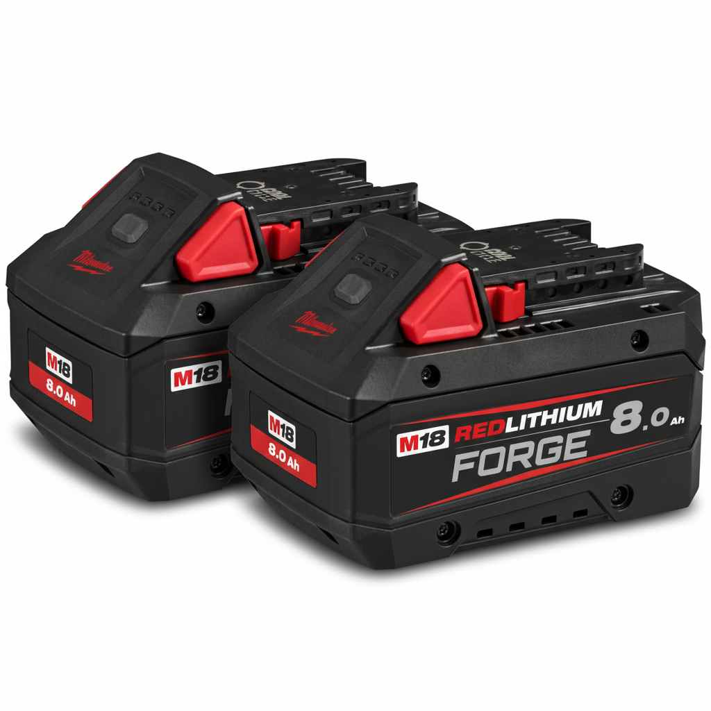 Milwaukee batéria 2x M18 FB8 8 Ah FORGE