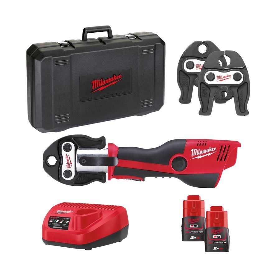 Milwaukee aku hydraulické lisovacie náradie M12 HPT-202C V-KIT