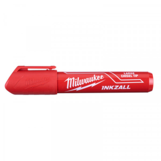 Milwaukee INKZALL značkovač s plochým hrotom L červený